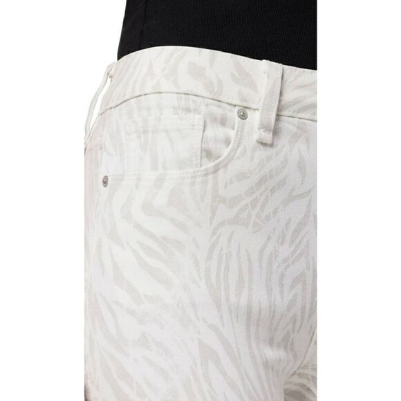 HUDSON Jeans Nico Mid Rise, Super Skinny Jean in Distorted Tiger Print NWT Size - Picture 3 of 12